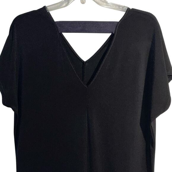 Rachel Rachel Roy Replenishment Black Keyhole Midi Dress Size Medium - Picture 4 of 9